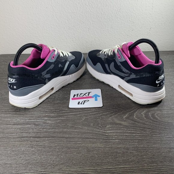 Nike Air Max 1 CMFT PRM‎ Black Pink Print Women’s Athletic Shoes Sneakers size 7 - Picture 5 of 8